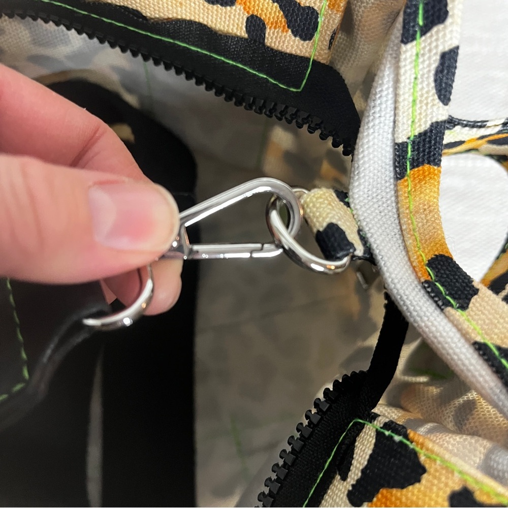 BDG Leopard Print Utility Tote Bag | Urban Outfitters Crossbody Strap - Picture 7 of 12